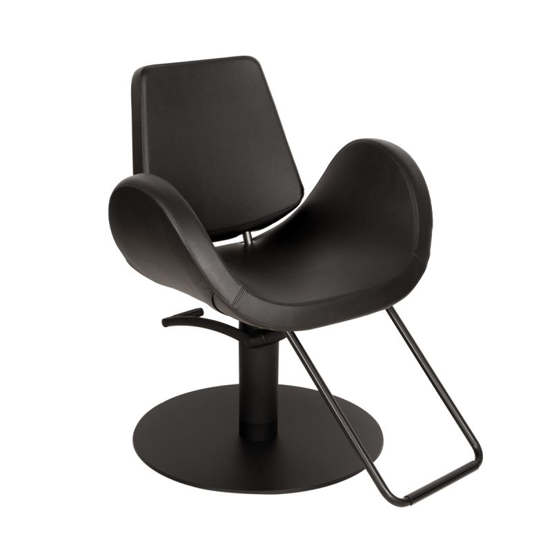 Salon Styling Chair Alipes Superblack Black by Gamma & Bross