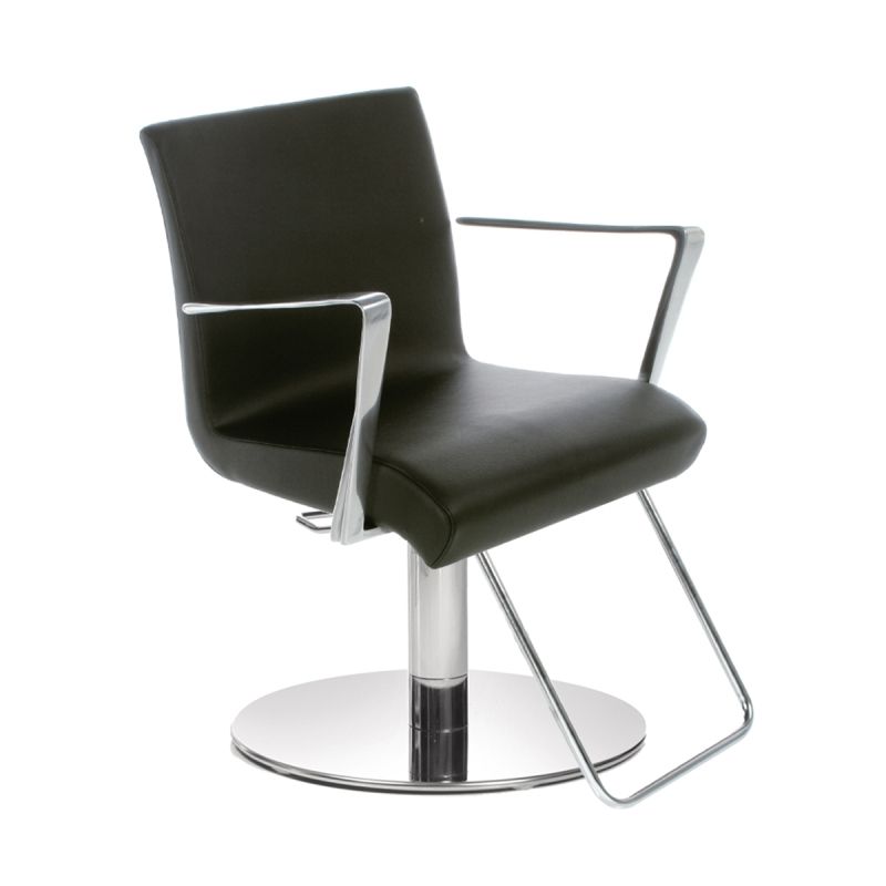 Salon Styling Chair Aluotis Ecoblack Roto by Gamma & Bross