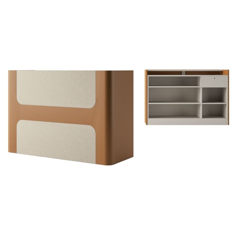 Salon Reception Desk H Desk by Gamma & Bross