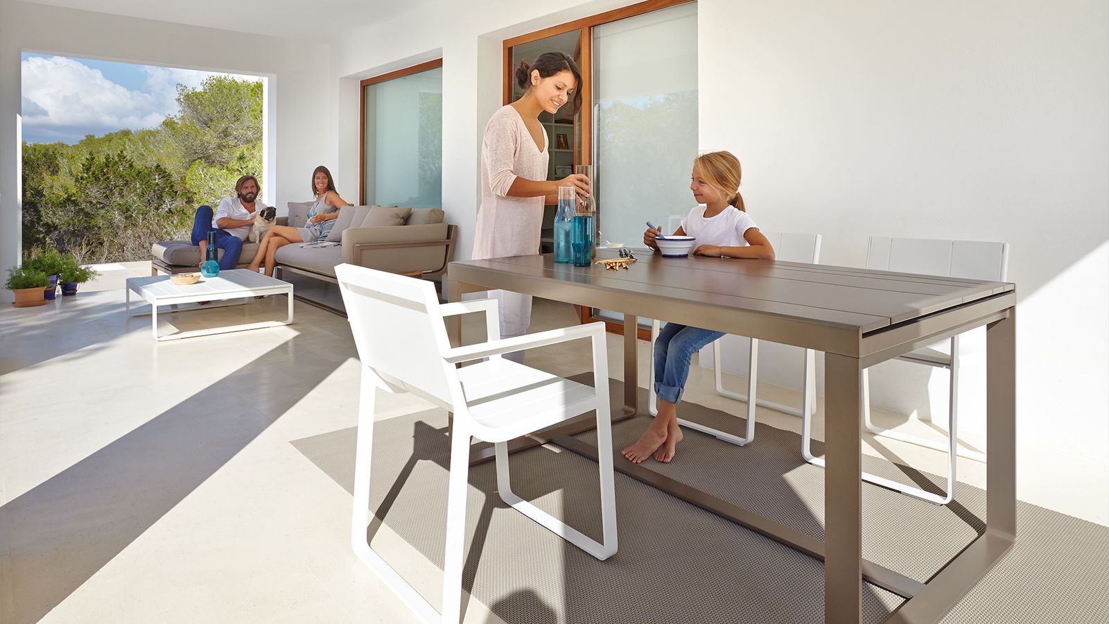 Flat Dining table 150 by GANDIABLASCO