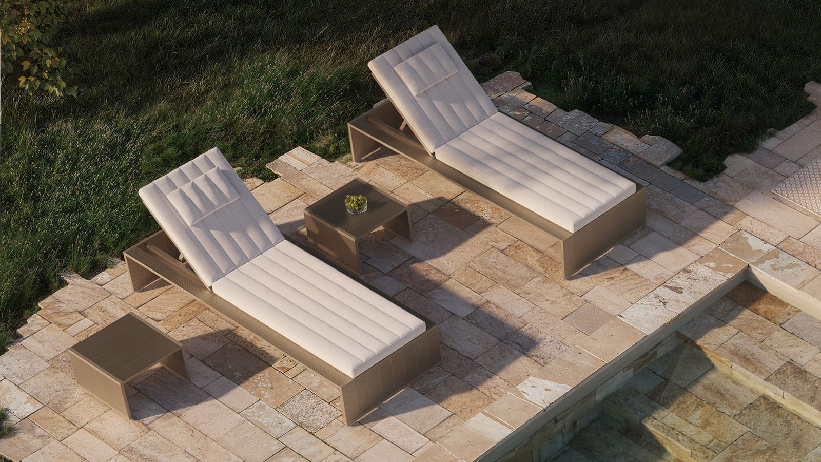 GBmodular Chaise lounge by GANDIABLASCO