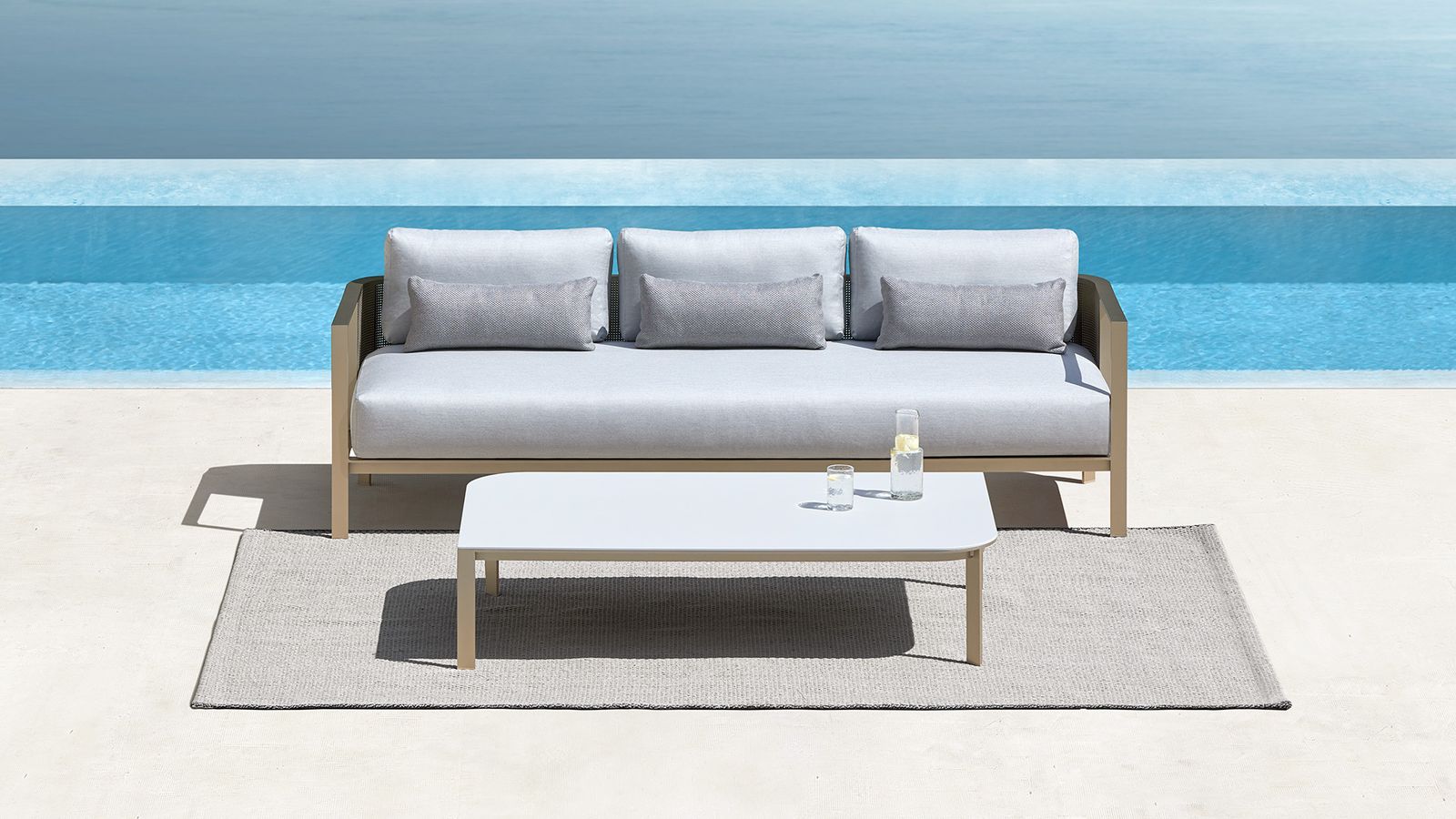 Solanas 3 Seat sofa by GANDIABLASCO