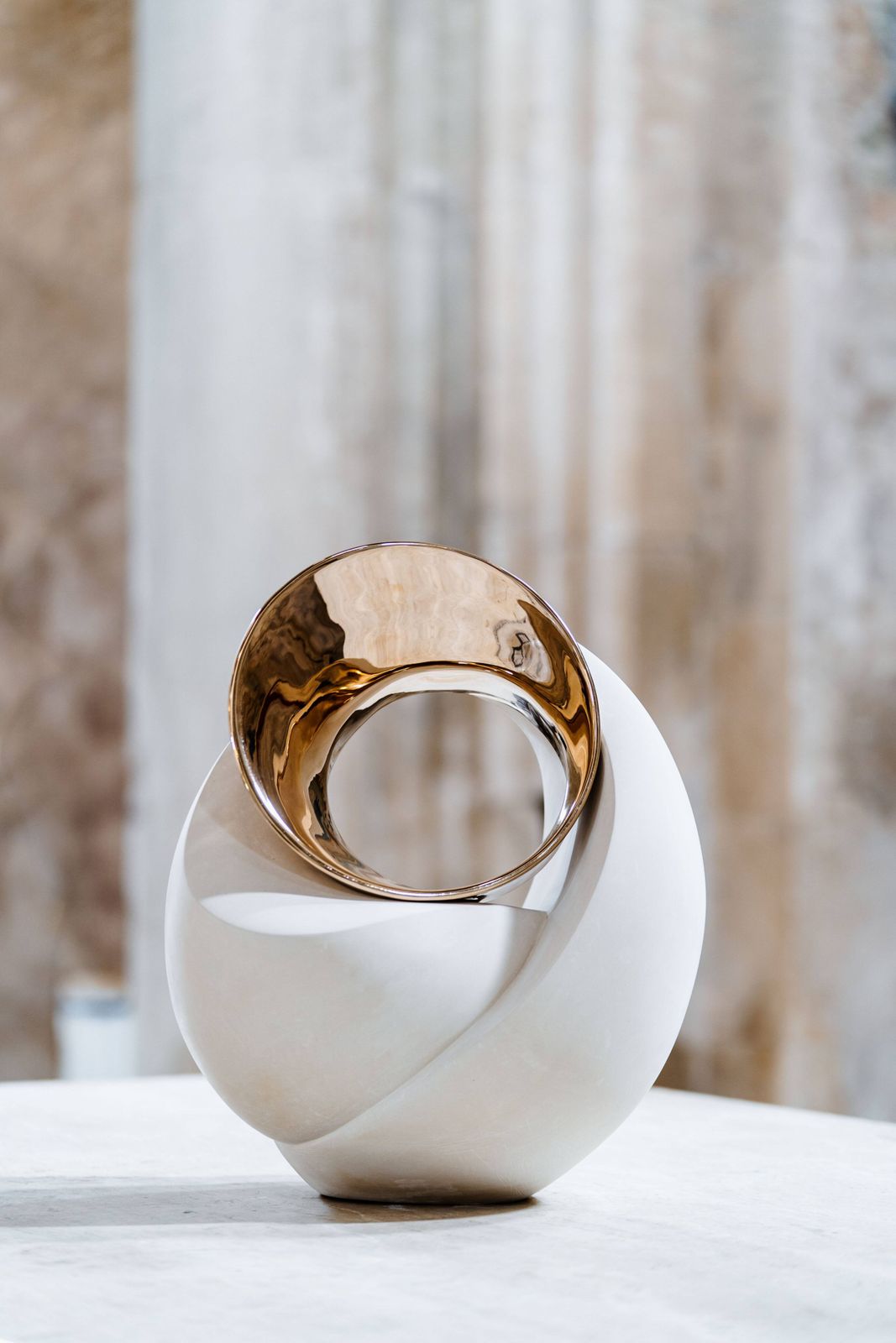 Handmade bronze design object by Armando Di Nunzio by Gardeco Objects