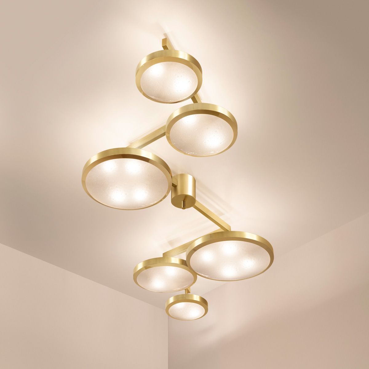 Geometria Sospesa Ceiling Light by GASPARE ASARO