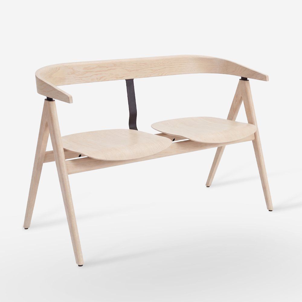 Ava Bench - Oak by GAZZDA