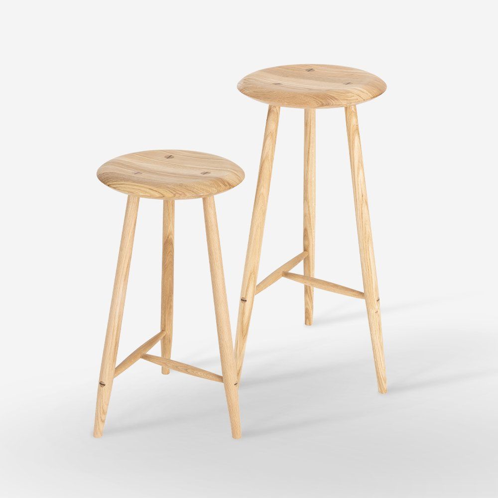 Blanc Bar & Counter Stool by GAZZDA