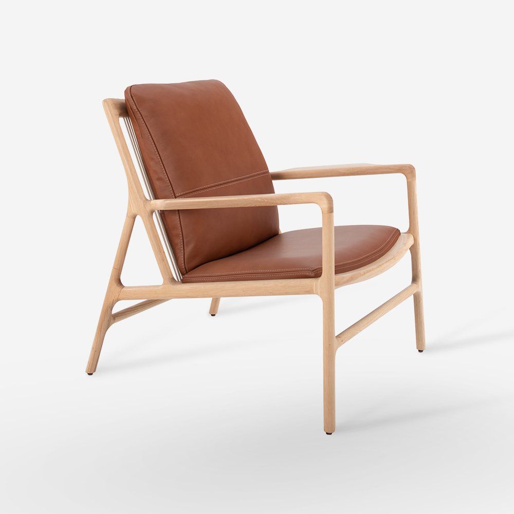 Dedo Easy Chair - Oak by GAZZDA