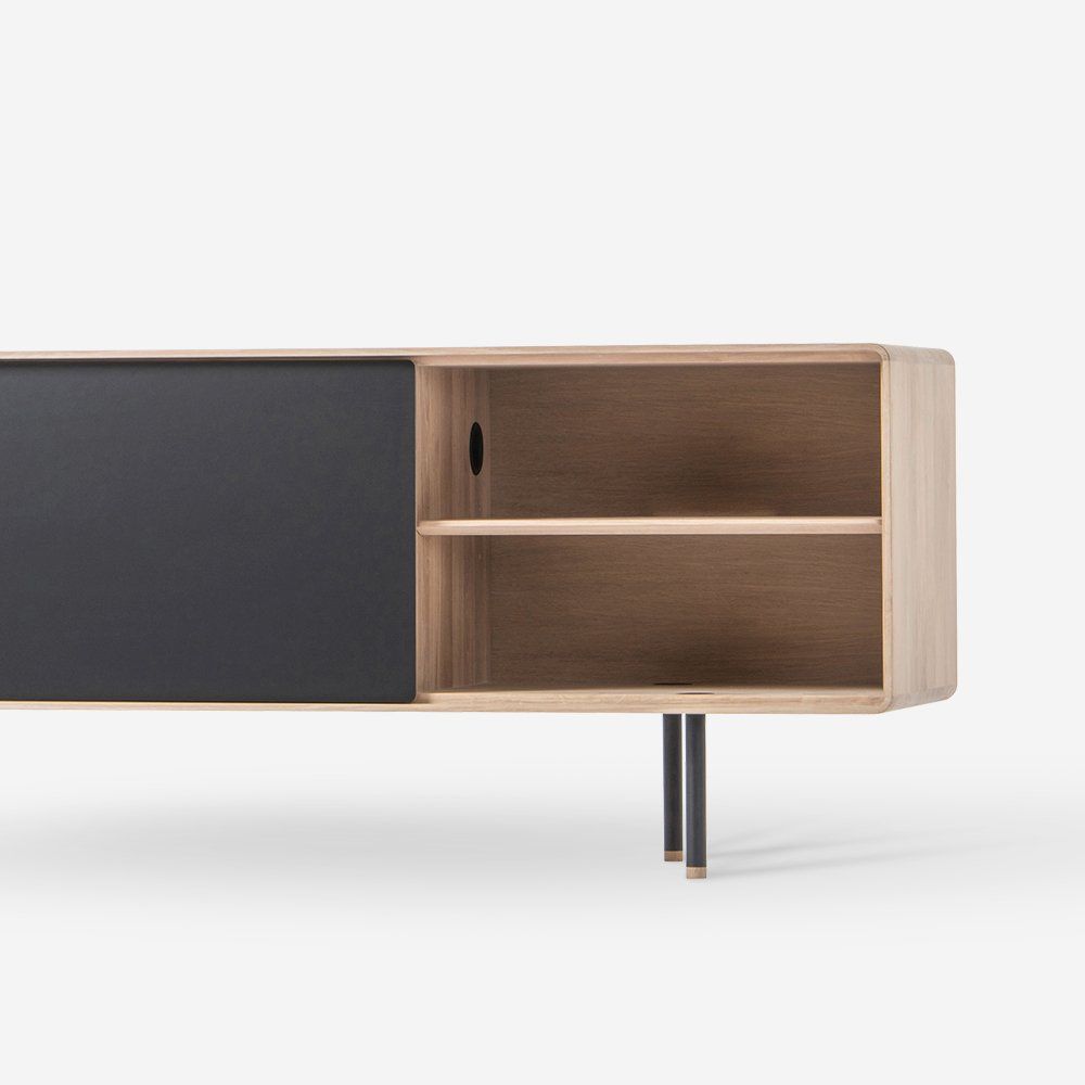 Fina Sideboard 180 - Black by GAZZDA