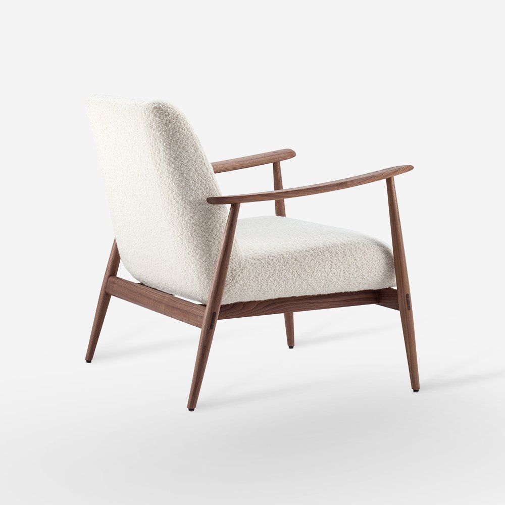 Aska Lounge Chair - Walnut by GAZZDA
