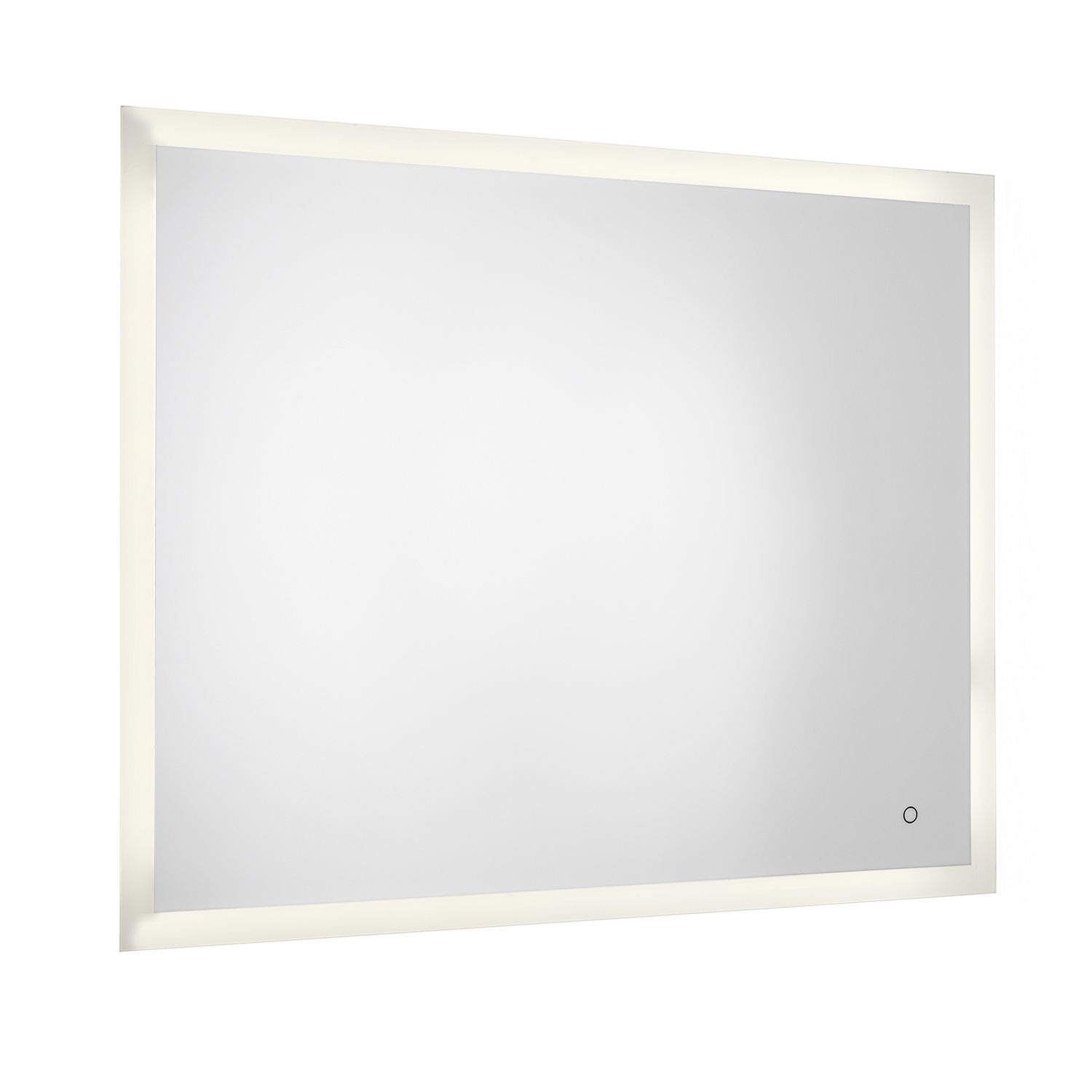 Pierre polished edge mirror 60×80 and sandblasted border by GEDY