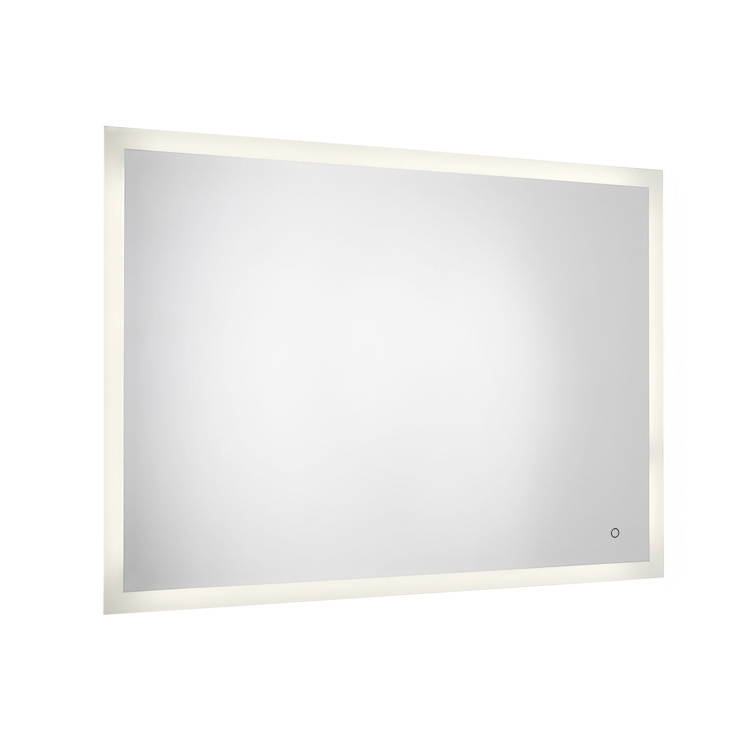 Pierre polished edge mirror 70×100 and sandblasted border by GEDY
