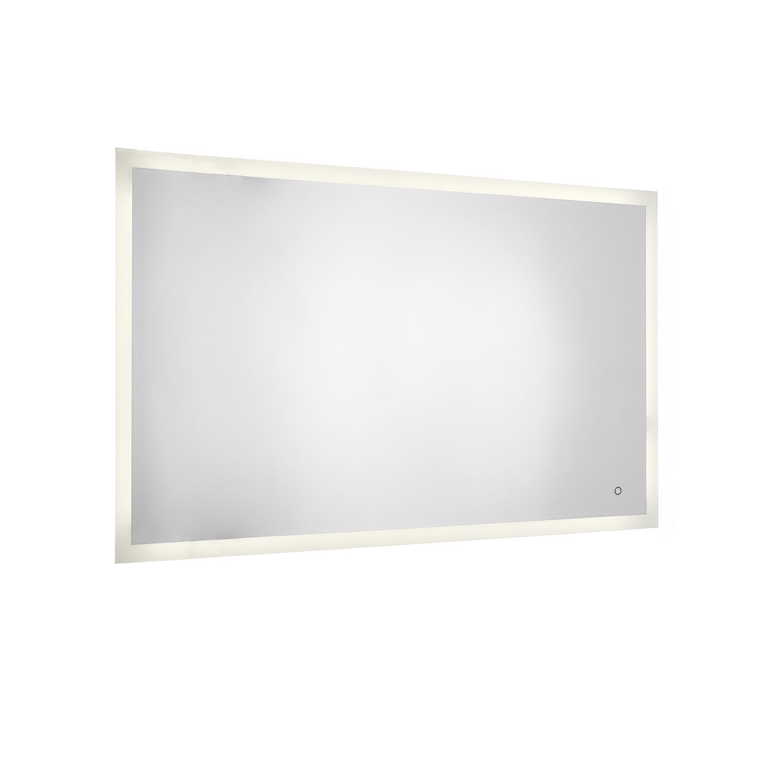 Pierre polished edge mirror 70×120 and sandblasted border by GEDY
