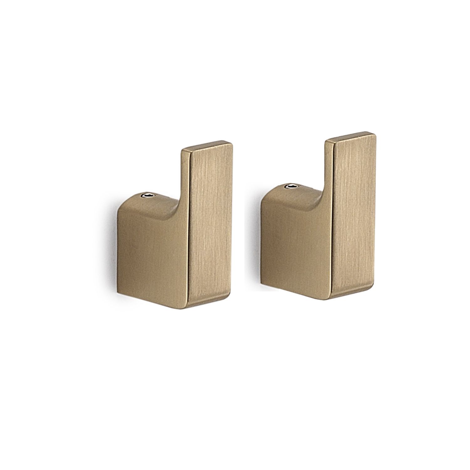Pirenei 2 hooks matt gold (pvd plated) by GEDY