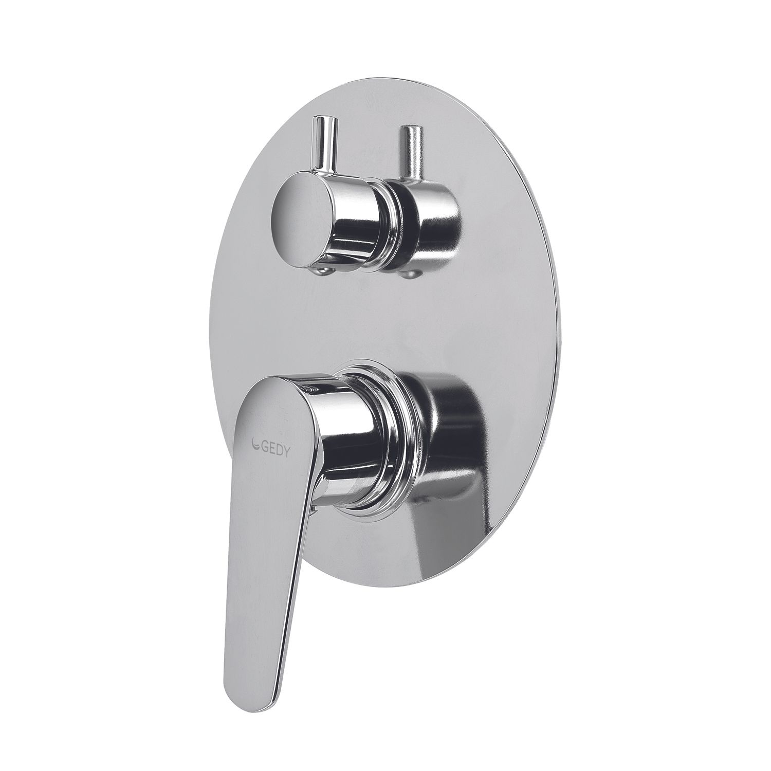 Como concealed shower mixer with diverter by GEDY