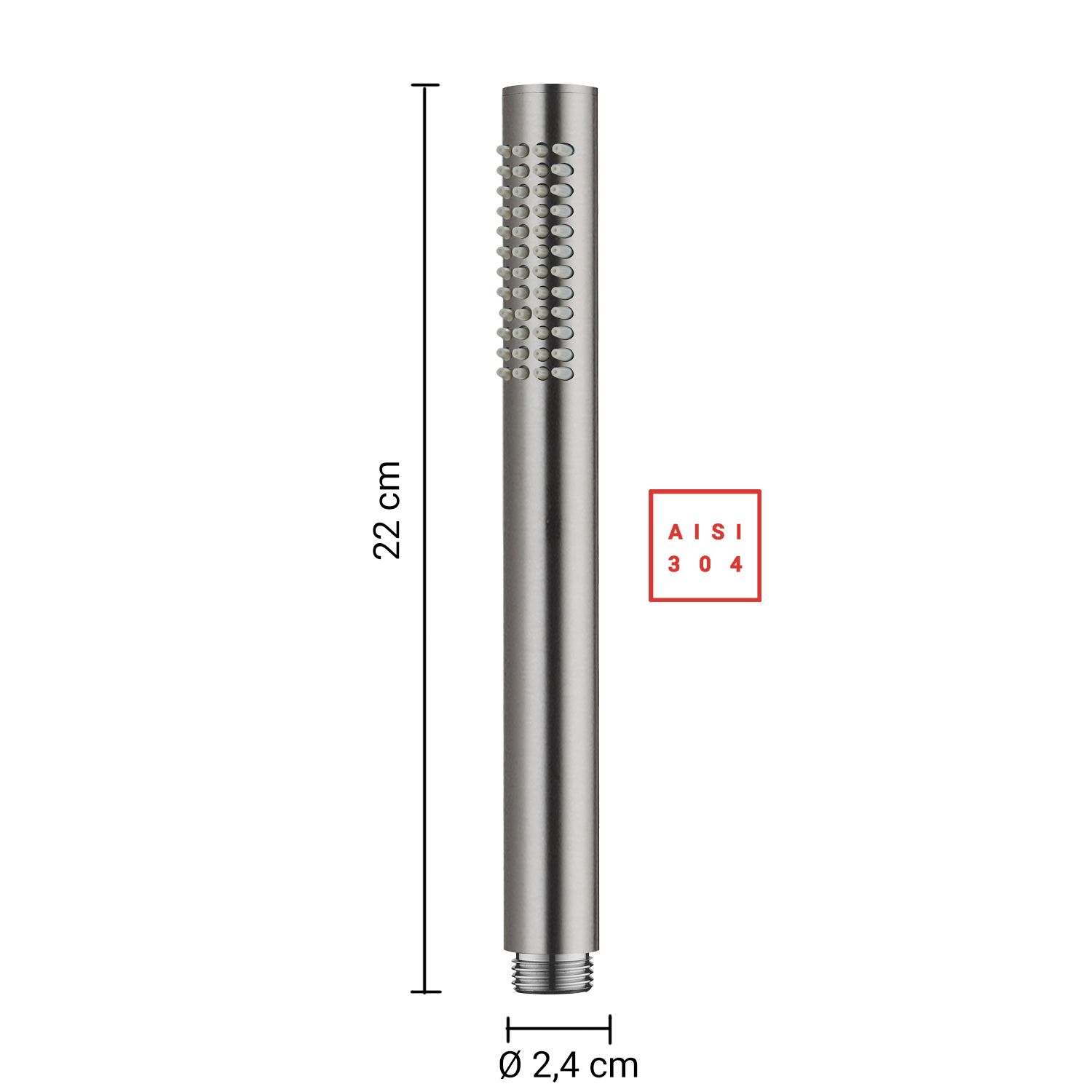 High pro plus 06 5-piece shower set, round by GEDY