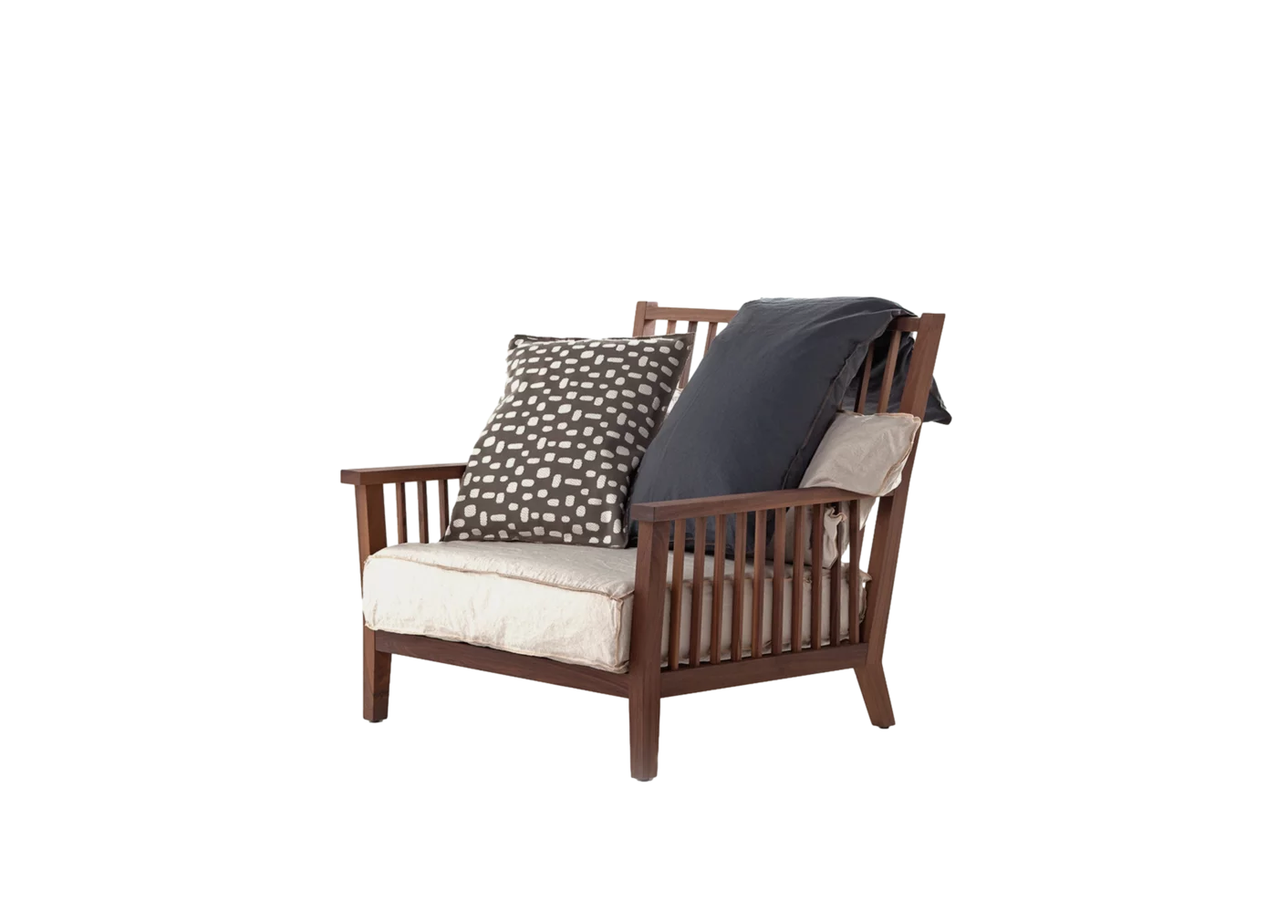 Gray Armchair by Gervasoni