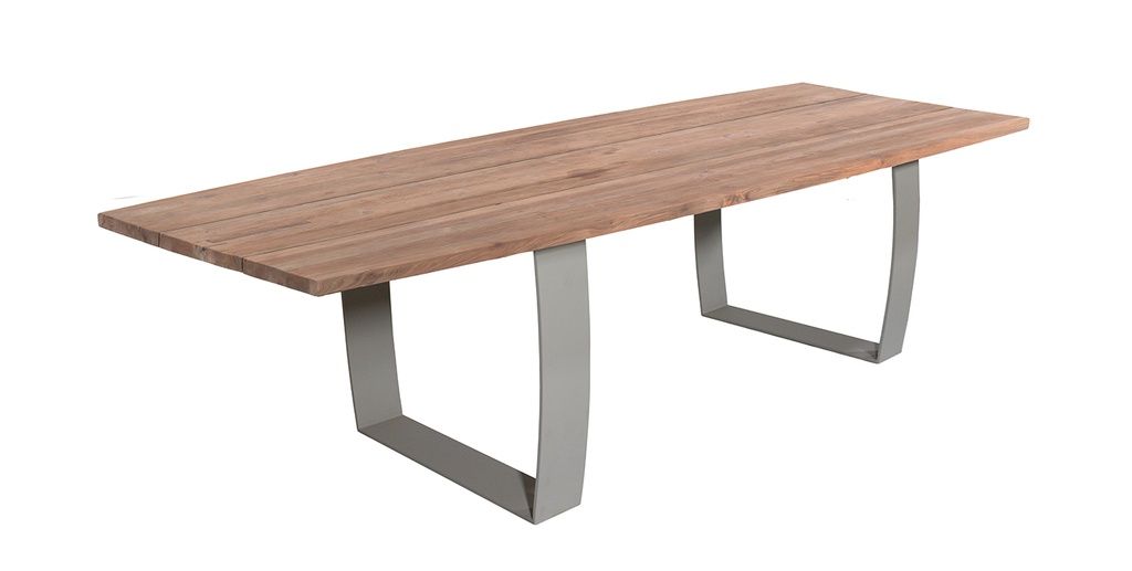 Fanny table 300 x 115 iron linnen by Gescova