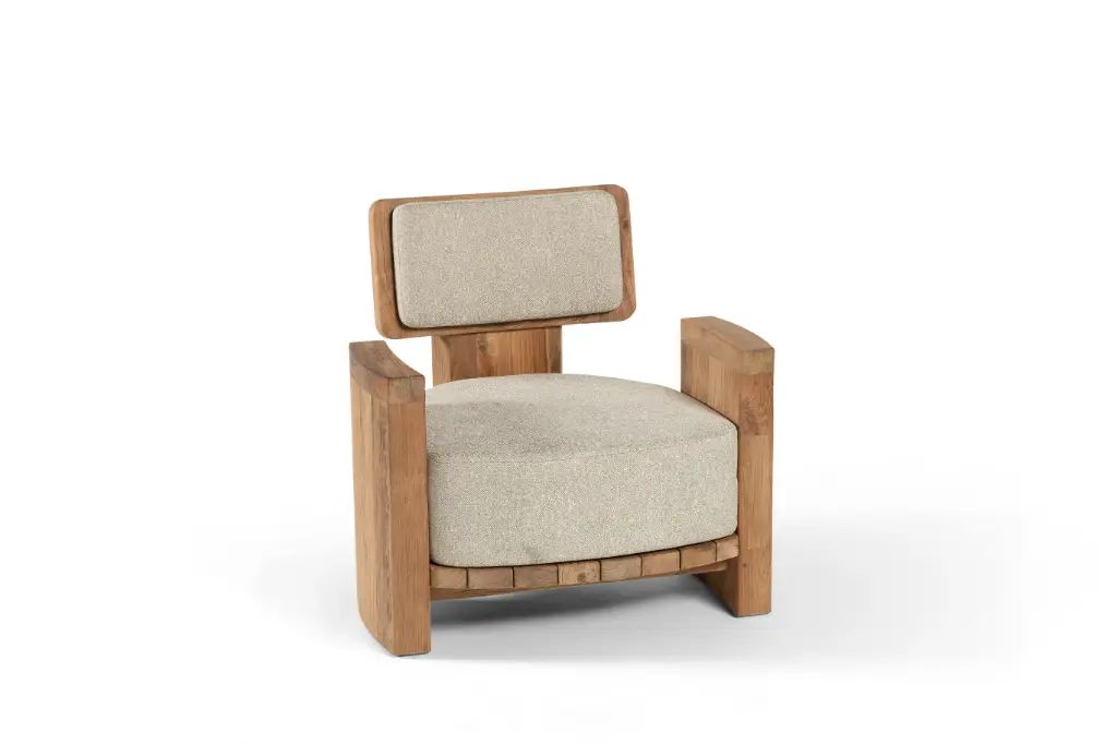 Fiona 1-seat recycled teak by Gescova