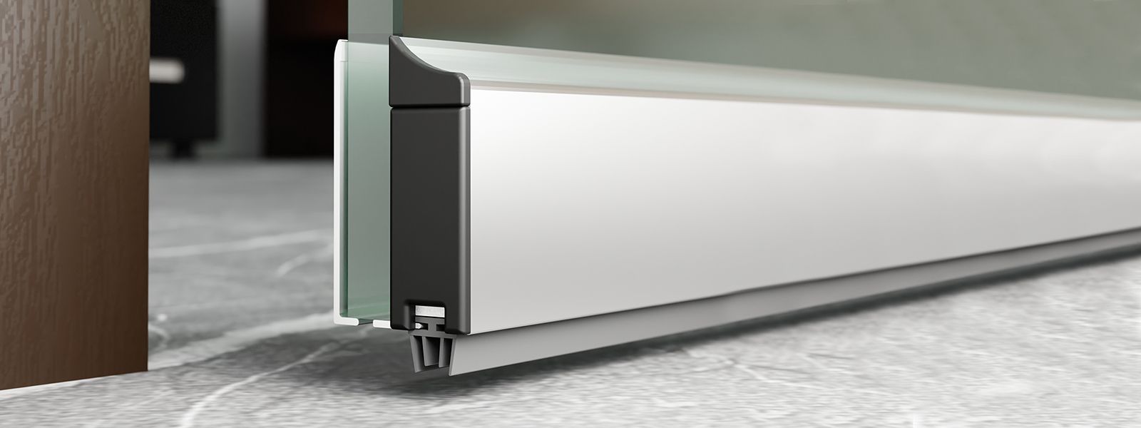 Chiusure Ermetiche per porte in vetro by GFS ITALIAN INNOVATIVE GLASS FIXING