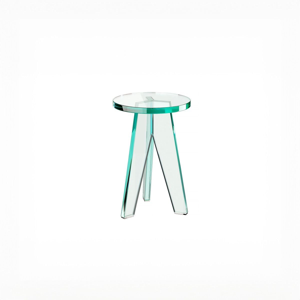 Crystal Stool by Glas Italia