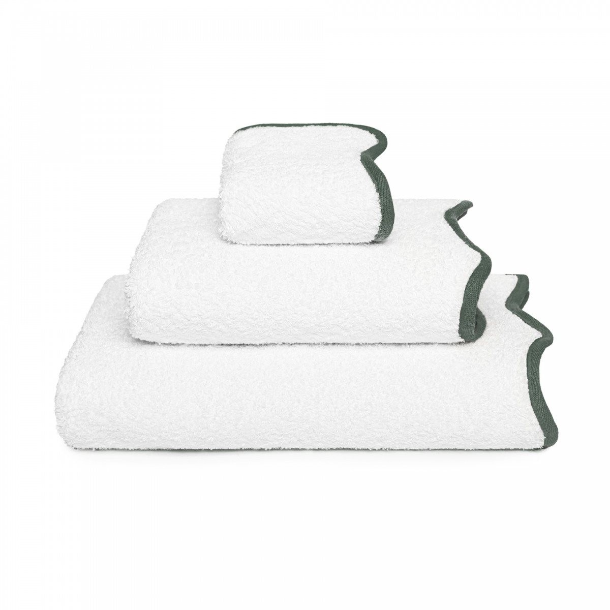 PORTOBELLO SCALLOPED TOWEL by Graccioza