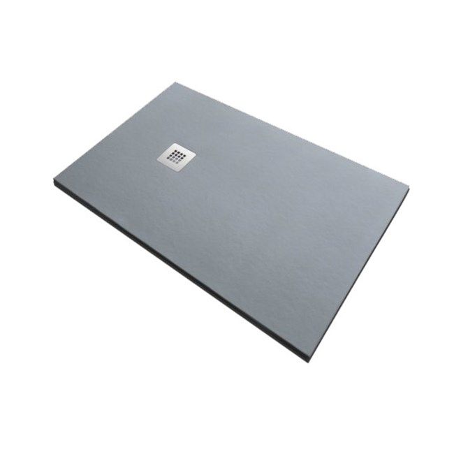 Stone 100 shower trays in mineral marble by GSG Ceramic Design