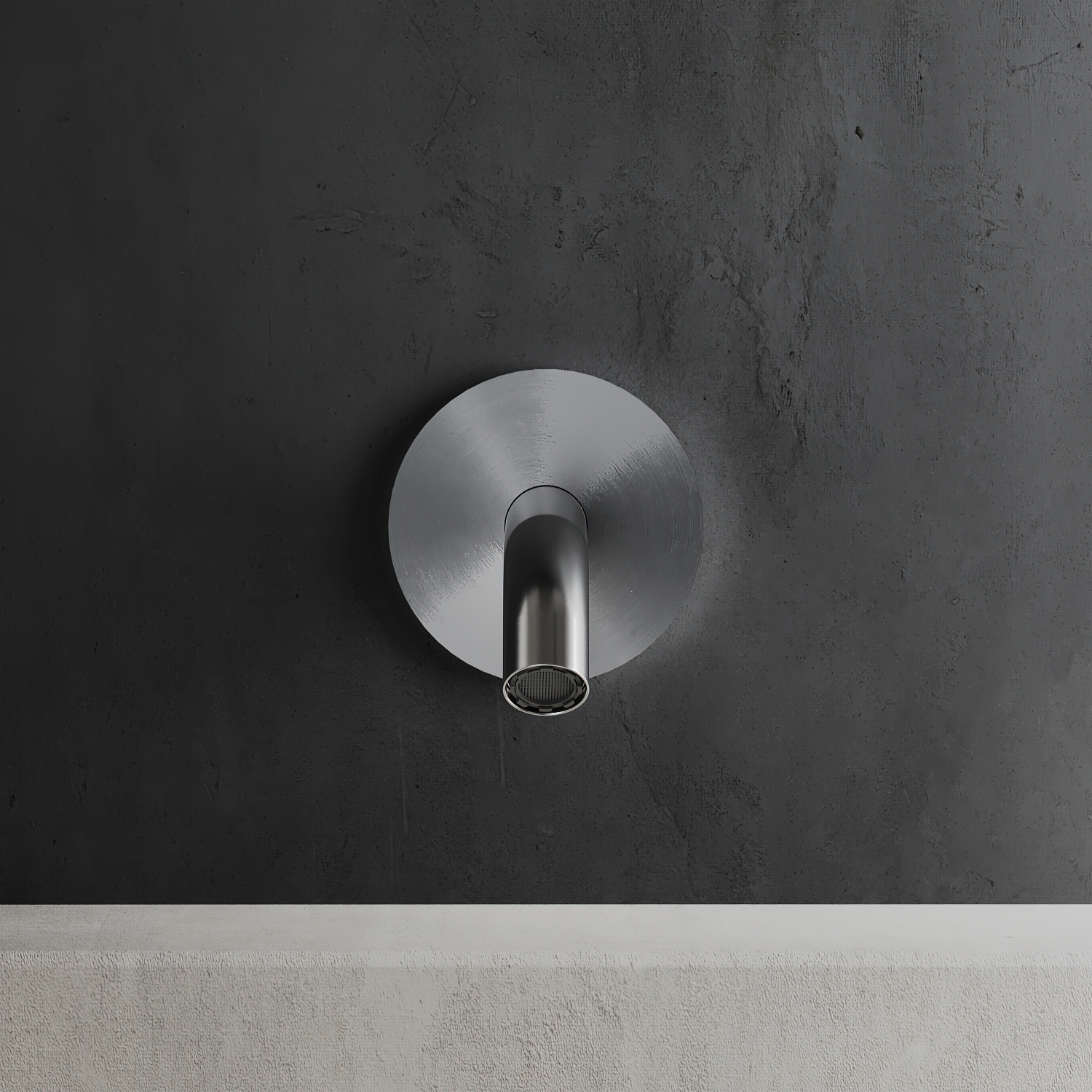 Basin Wall-Mounted Curve Spout 45º BIC.0004 by Hapa Design
