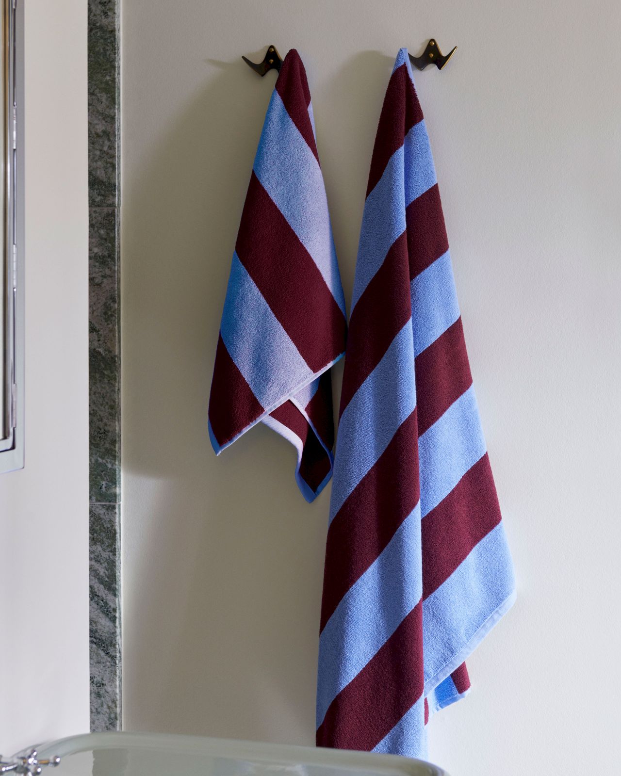 Frotté Stripe Bath Sheet by Hay