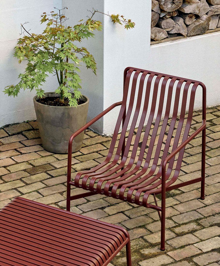 Palissade Lounge Chair High by Hay