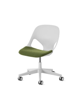 Zeph Alpine/Olive Armless Chair by Herman Miller