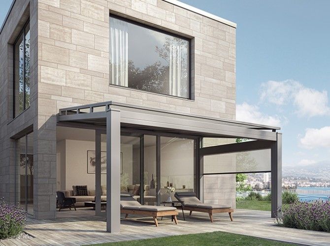 Copertura per terrazzi in alluminio » Made in Germany by Heroal
