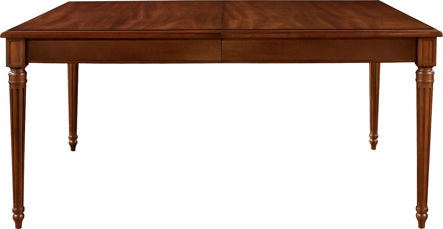 Gustav Rectangular Dining Table Plain Ve by Hickory Chair