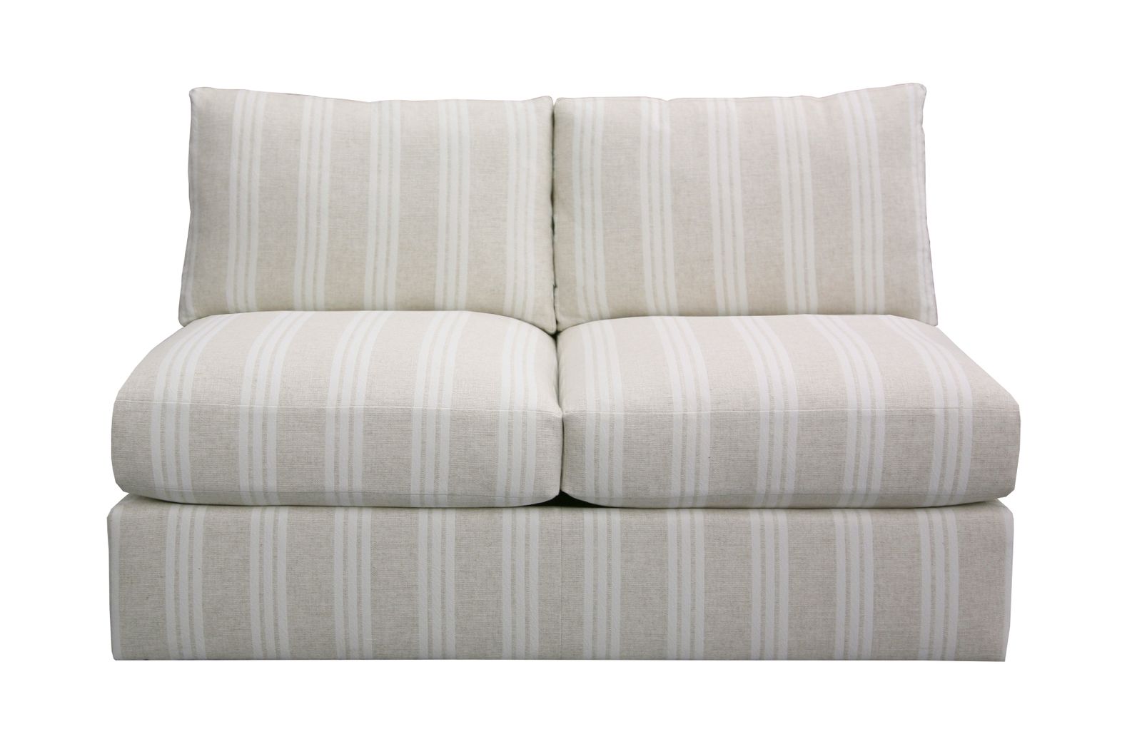 Denby Armless Loveseat by Hickory Chair