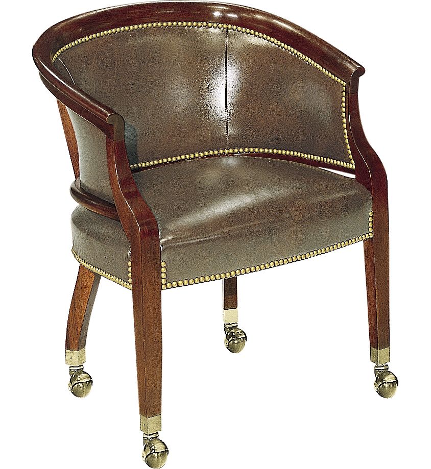 Tub Chair With Casters by Hickory Chair