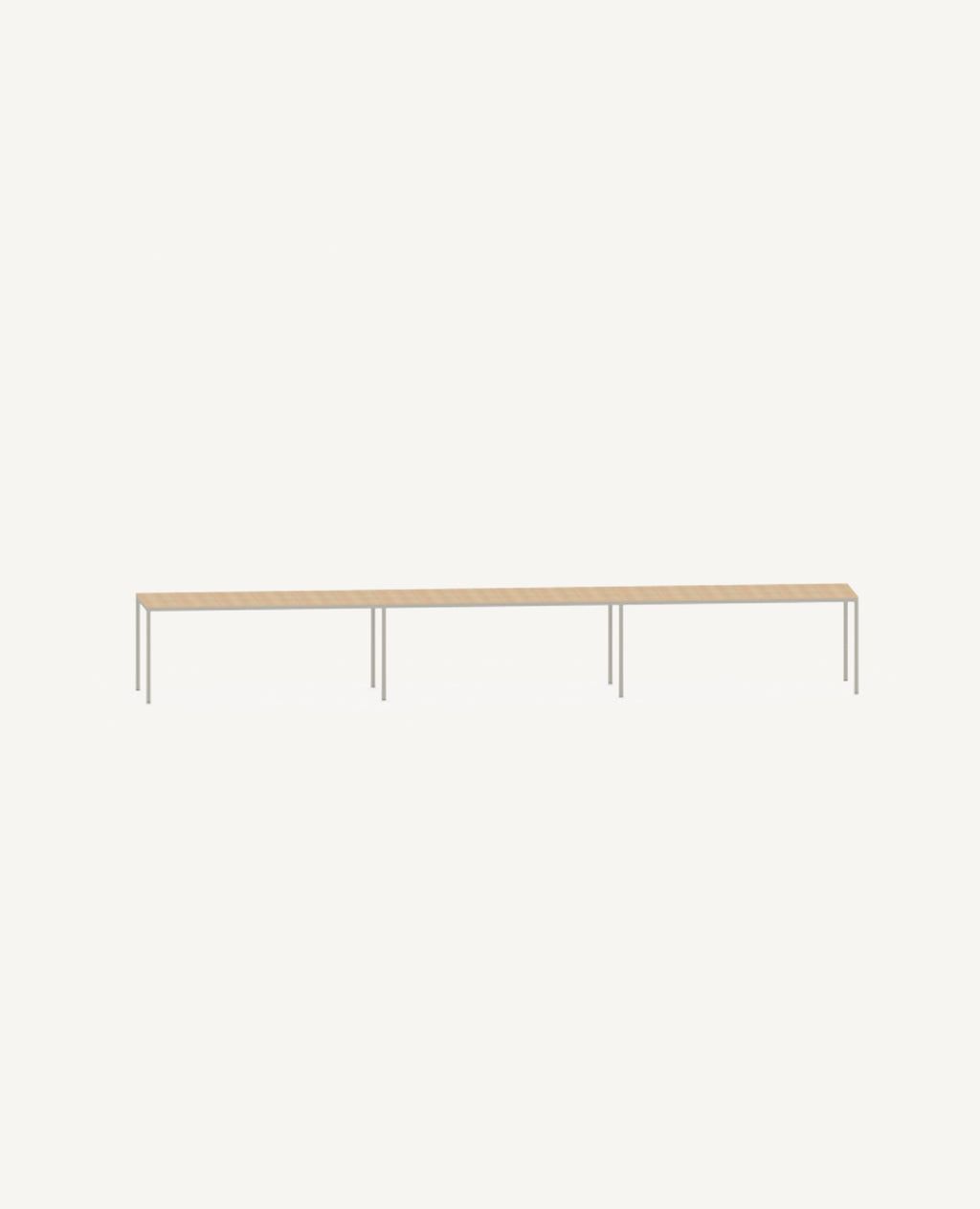 Dry Table, Standard Height, Rectangle, 212.5" Width - Narrow Depth by Hightower