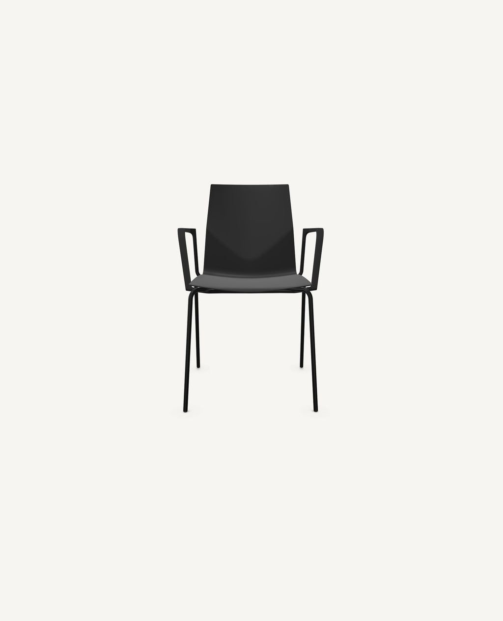 FourCast®2 Chair, 4 Leg Base - with Arms by Hightower