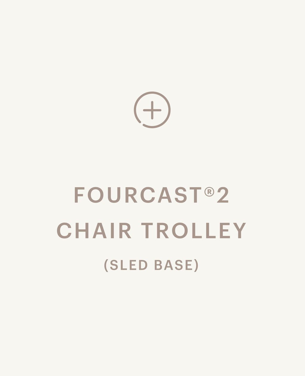 FourCast®2 Chair Trolley - Sled Base by Hightower