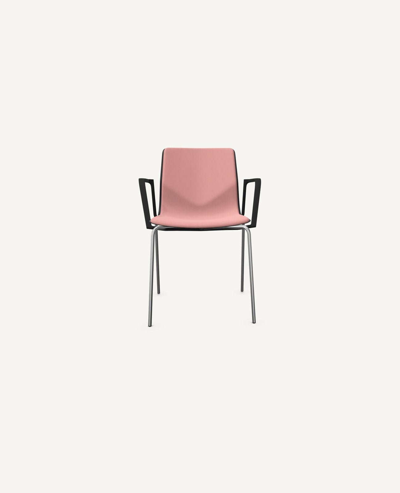 FourSure® Chair, 4 Leg Base, Upholstered Interior - with Arms by Hightower