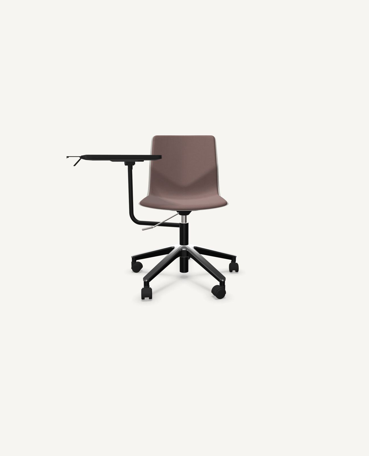 FourSure® Wheeler Chair, Swivel Base, Upholstered Interior - with InnoTab Tablet Arm by Hightower