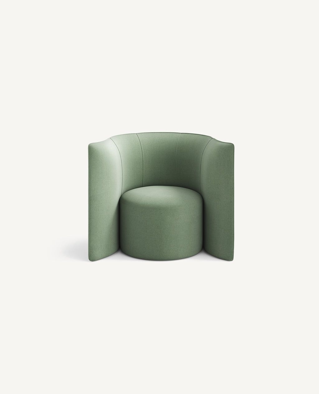 Proto Lounge Chair, Lowback, Outward Curve - Swivel Base by Hightower
