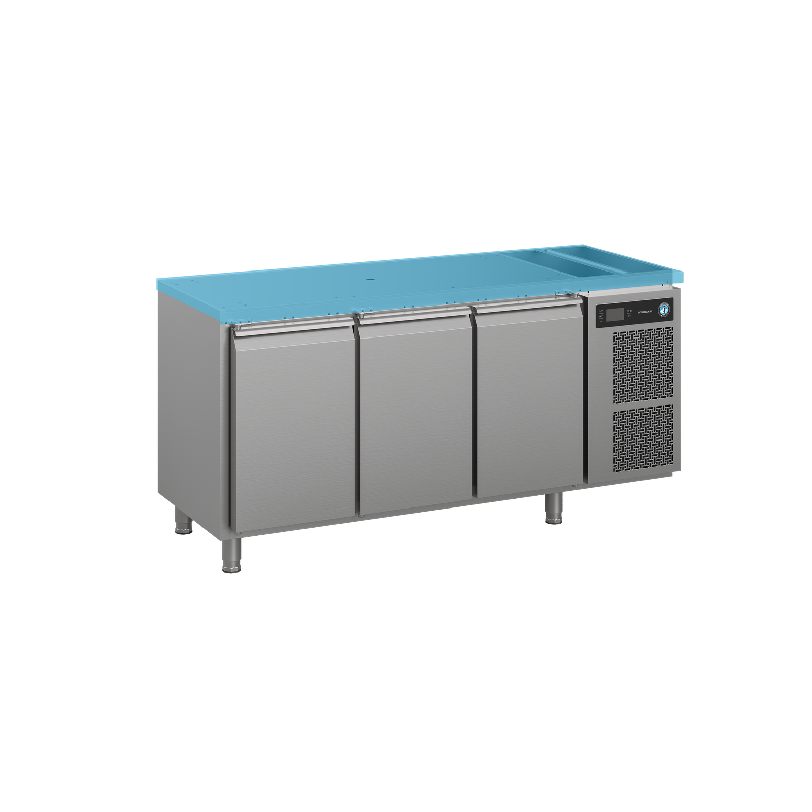 Premier K 2 B DL DR L E CO2 2-Section Refrigerated Counter without controller for remote cooling system by Hoshizaki