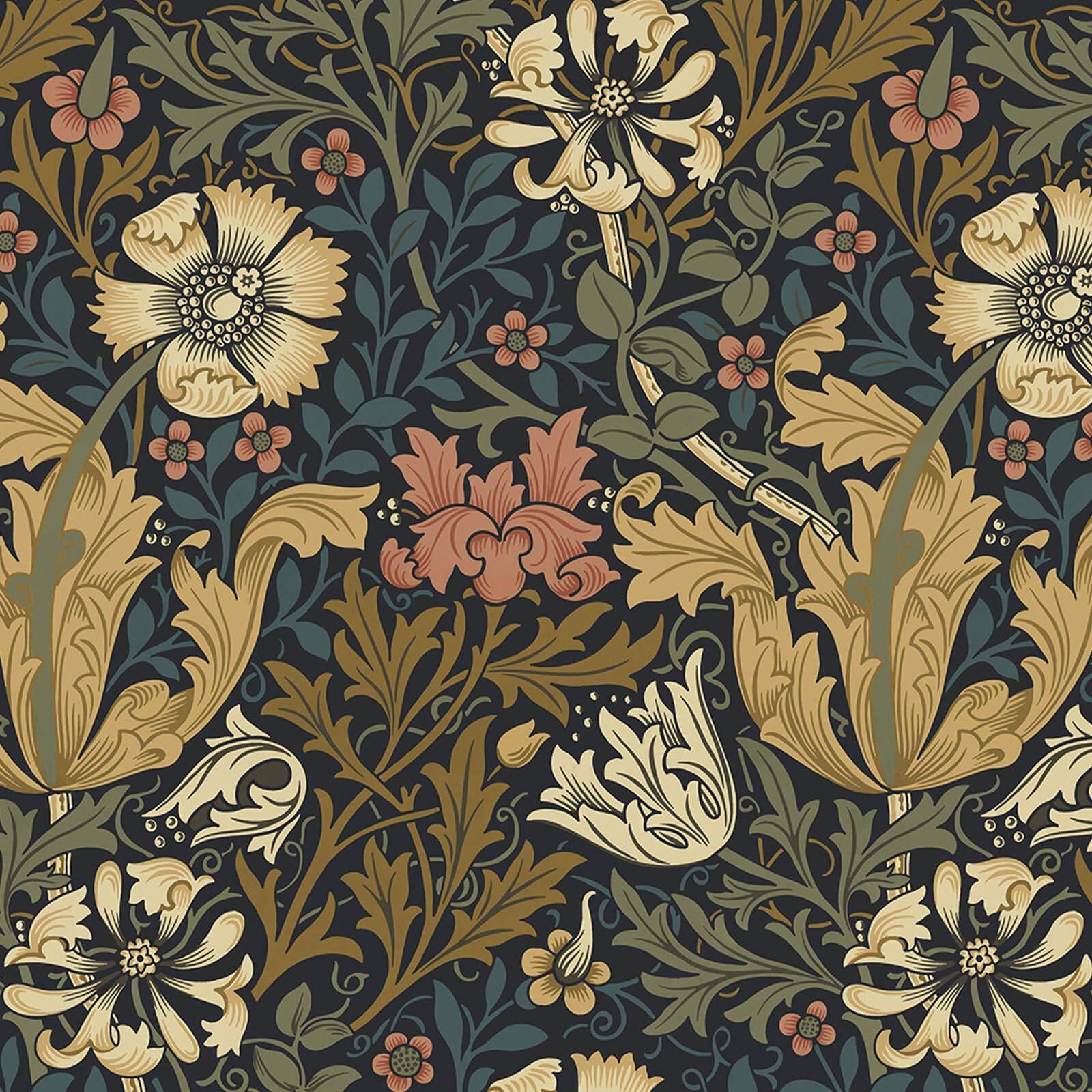 COMPTON Wallpaper - Midnight by House of Hackney