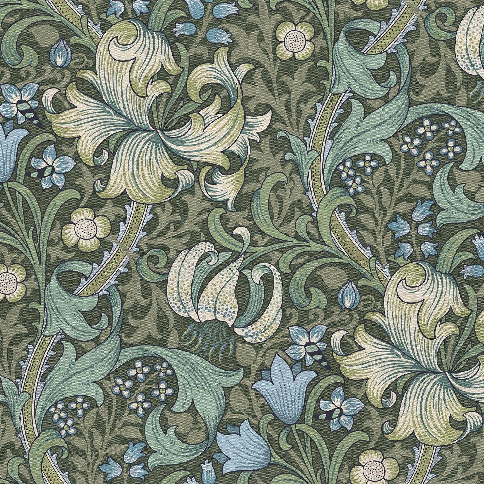 GOLDEN LILY Wallpaper - Verde by House of Hackney