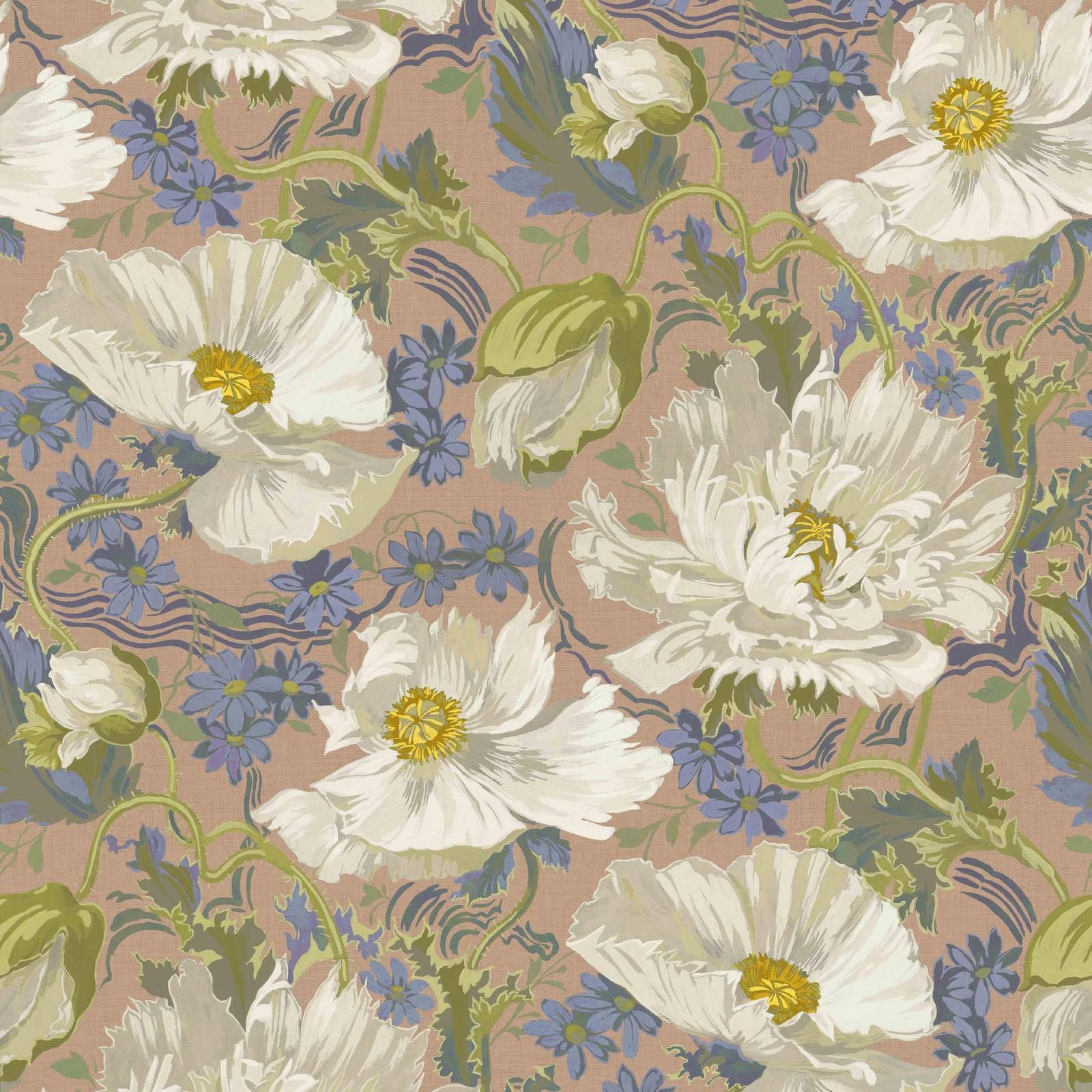 PAPAVERA Wallpaper - Tourmaline by House of Hackney