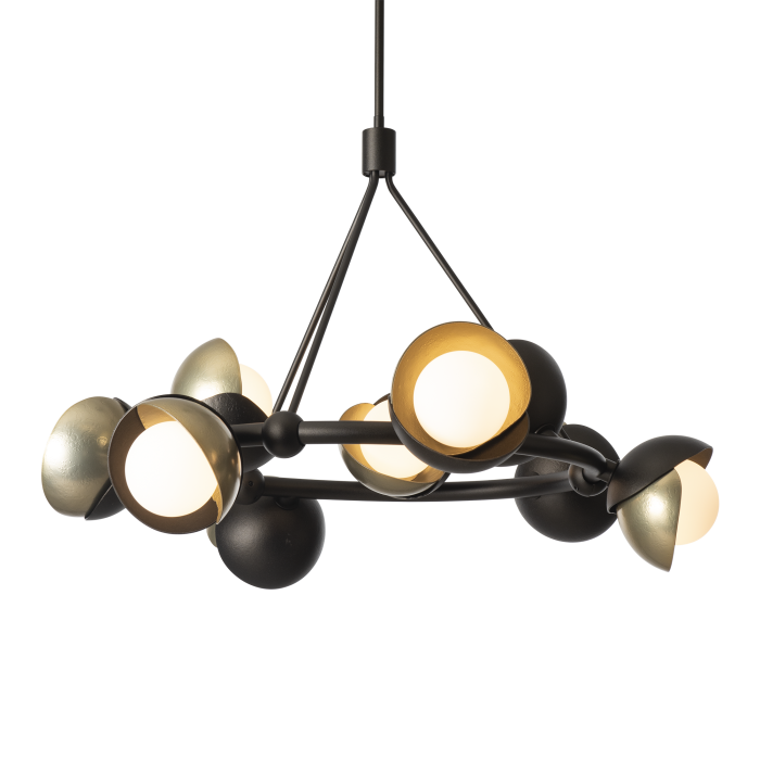 Brooklyn 9-Light Double Shade Ring Pendant by Hubbardton Forge