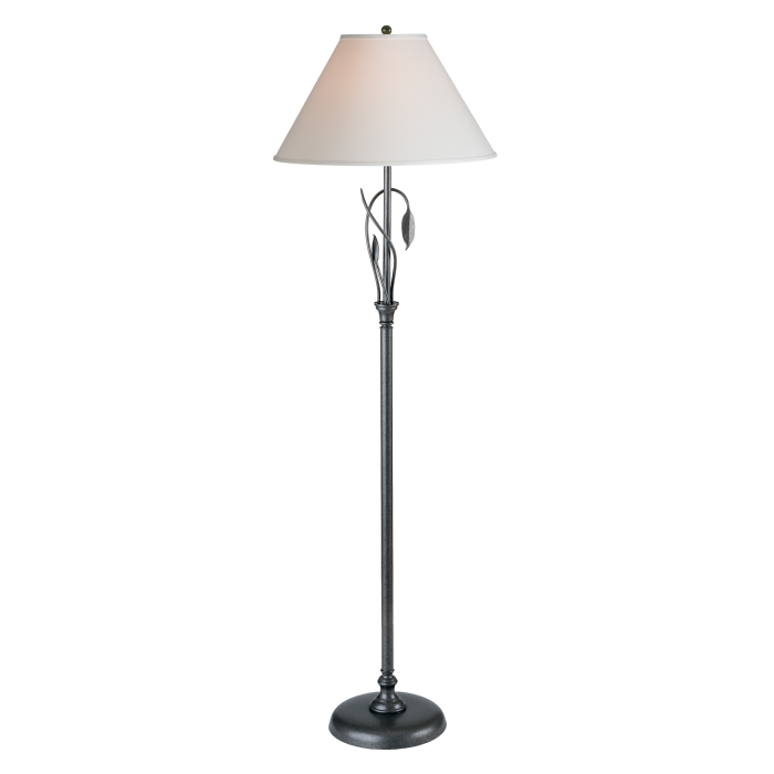 Forged Leaves and Vase Floor Lamp by Hubbardton Forge