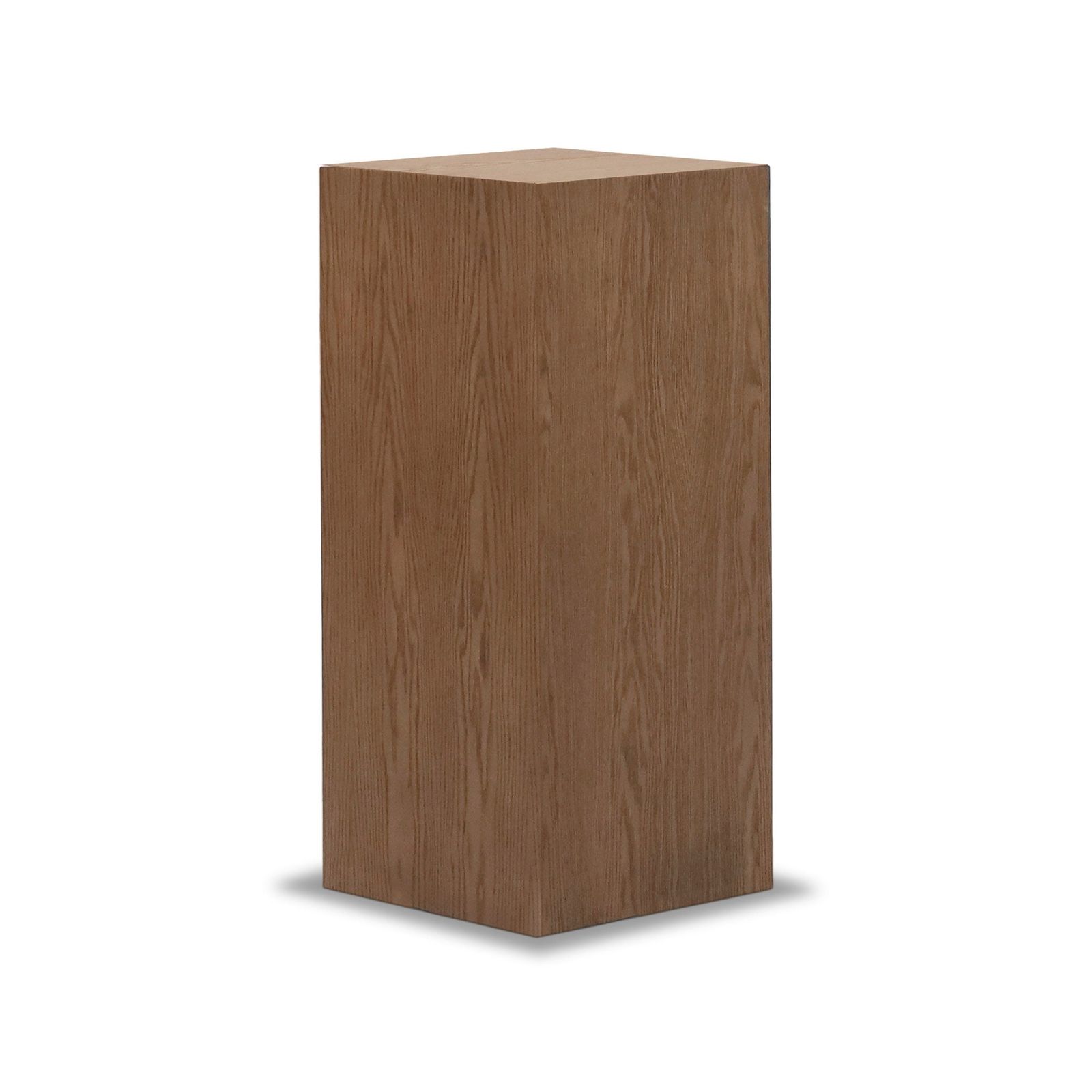 Square plinth side table 41 Essence | Saddle by Humble Nature