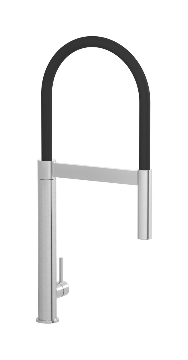 Acciaio AC387SA - Lateral lever sink mixer by IB
