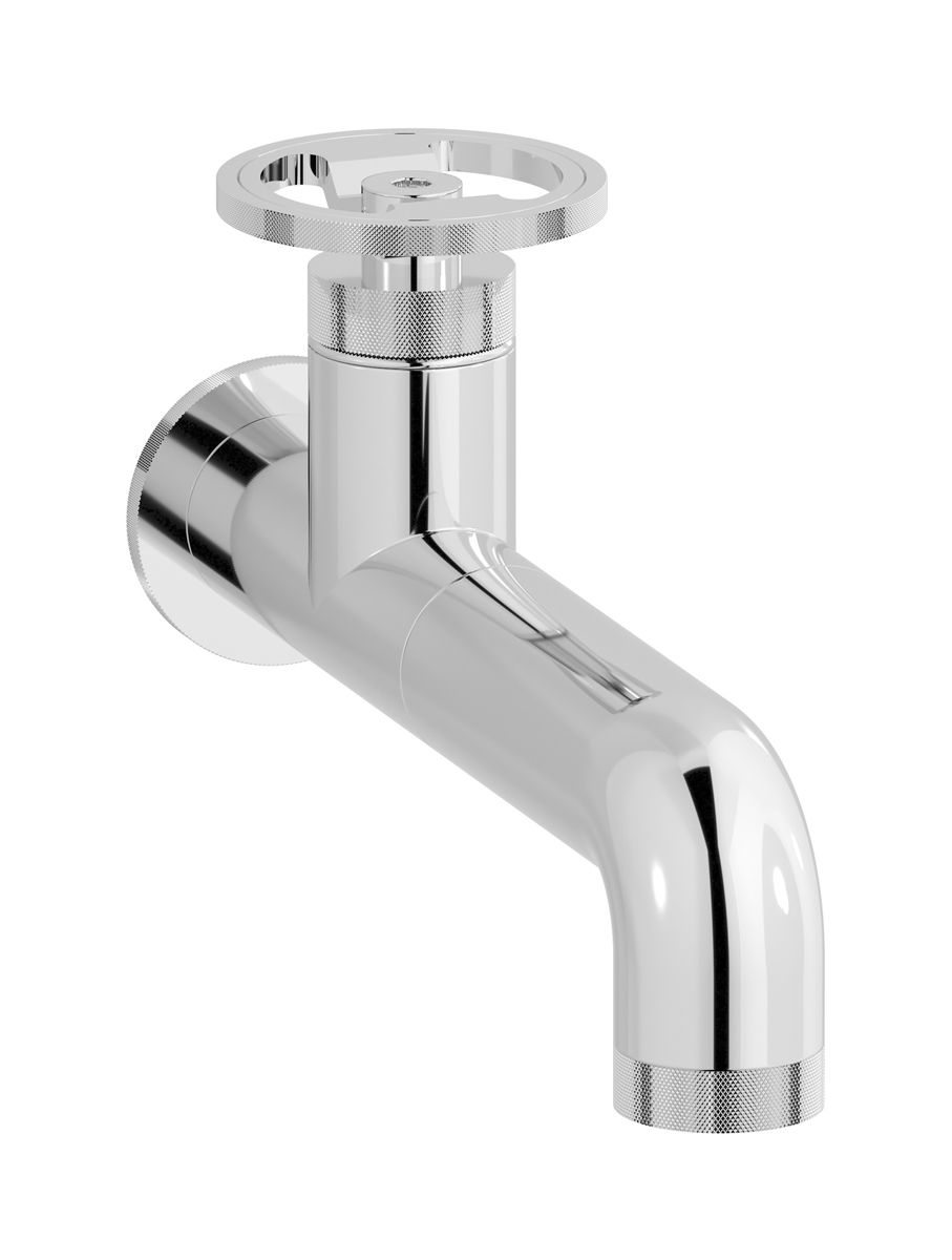 Bold B1209CC - Monohole wall mounted washbasin mixer complete with drain by IB