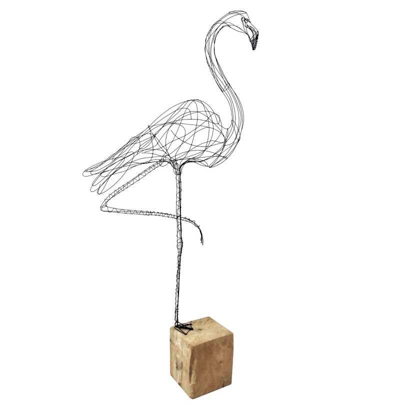 PINK FLAMINGO sculpture by ICI ET LÀ
